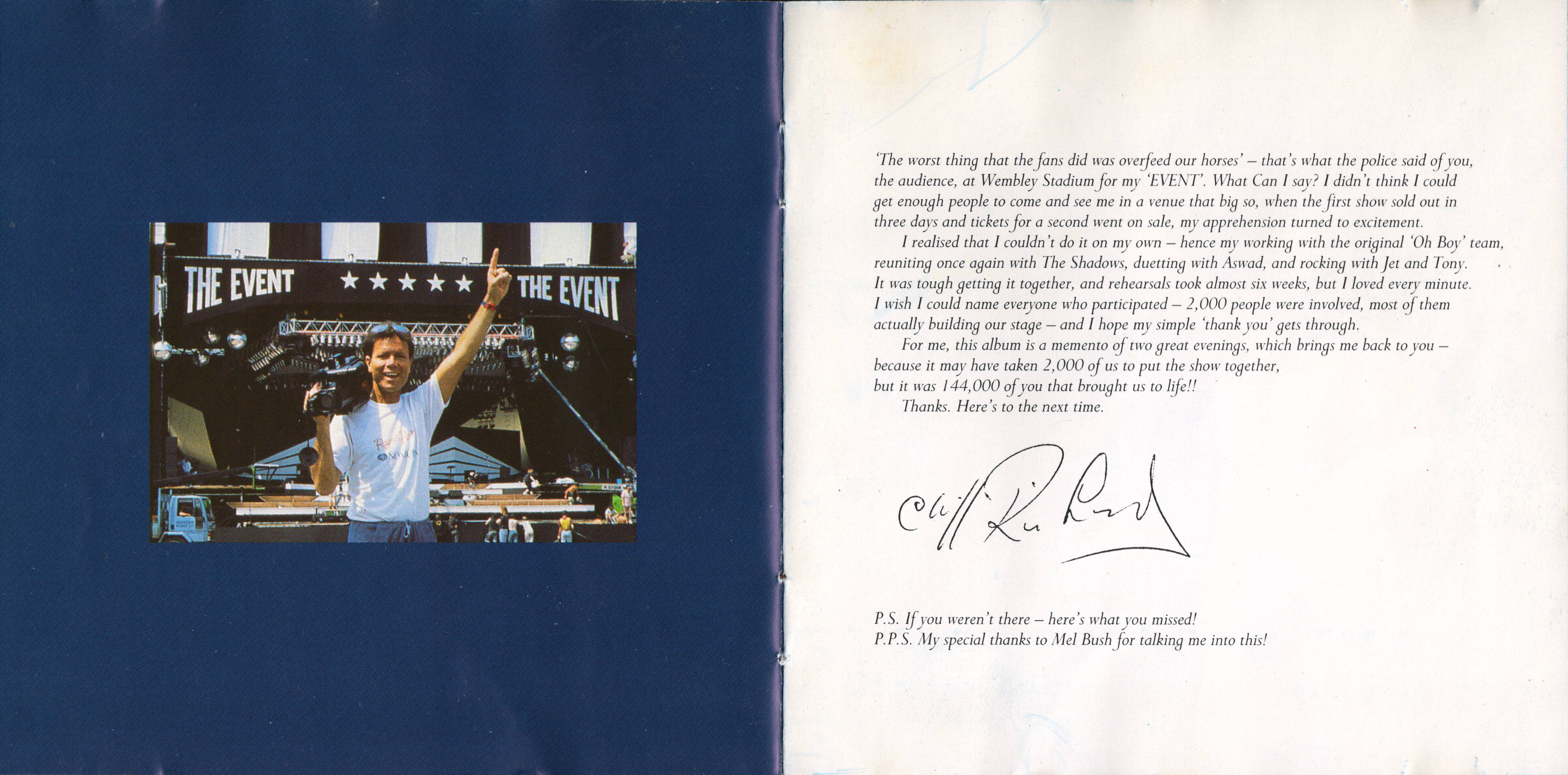 Cliff Richard From A Distance The Event : Booklet 6